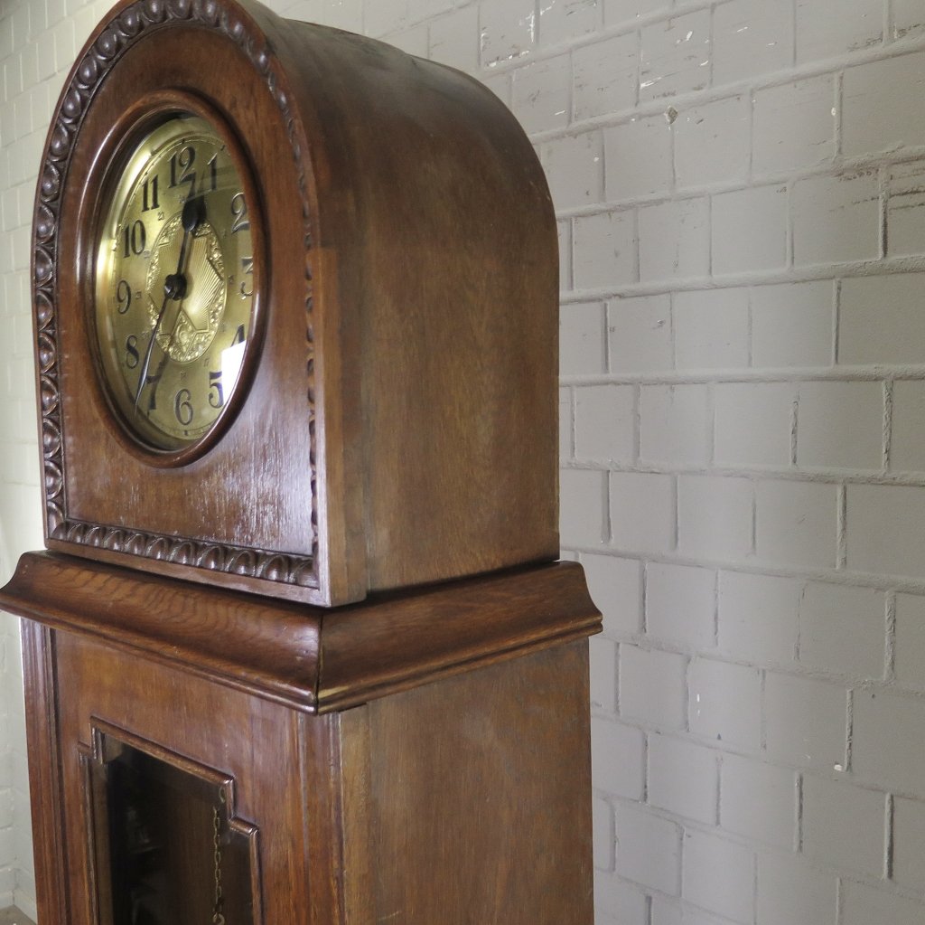 Standuhr Uhr Jugendstil 1910 Eiche