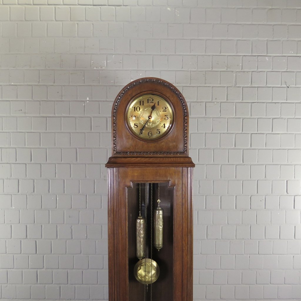Standuhr Uhr Jugendstil 1910 Eiche