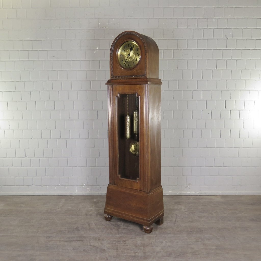 Standuhr Uhr Jugendstil 1910 Eiche