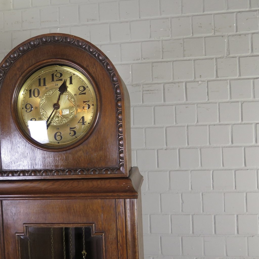 Standuhr Uhr Jugendstil 1910 Eiche