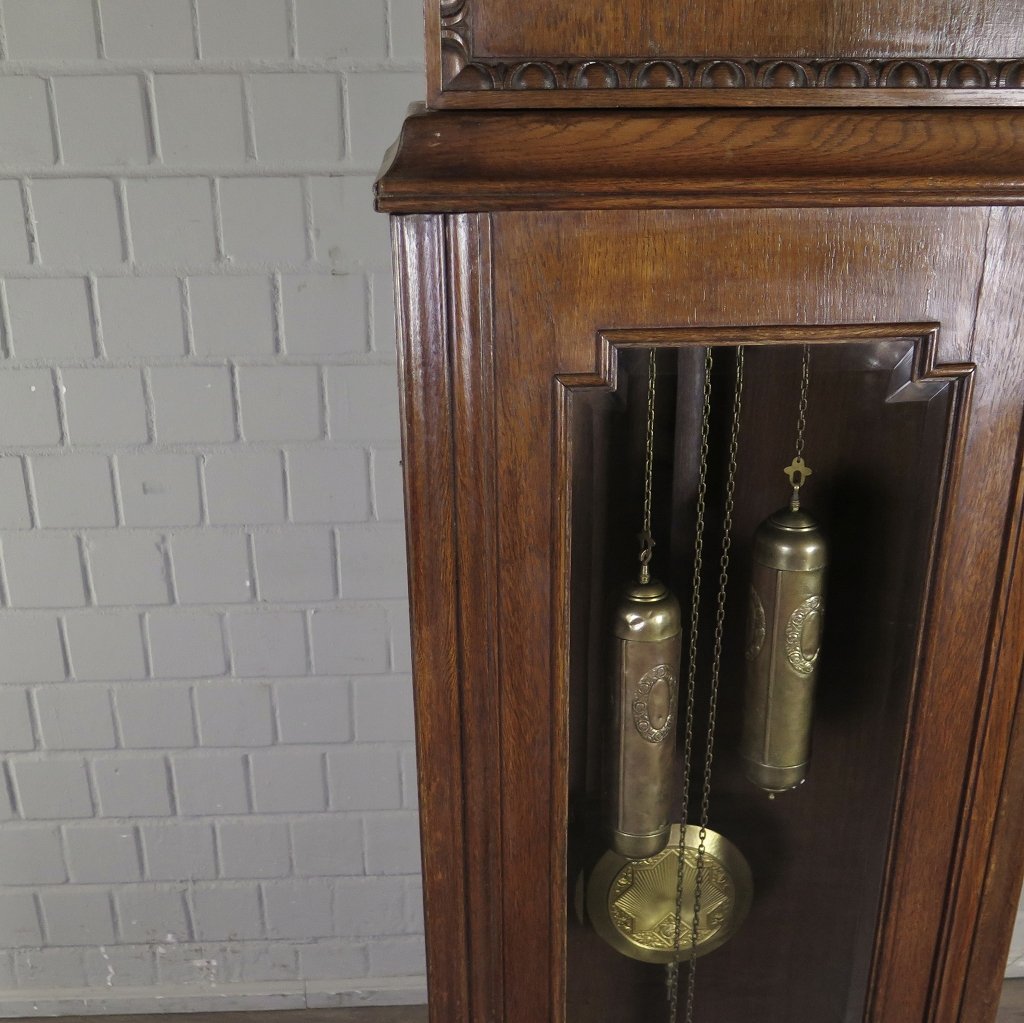 Standuhr Uhr Jugendstil 1910 Eiche