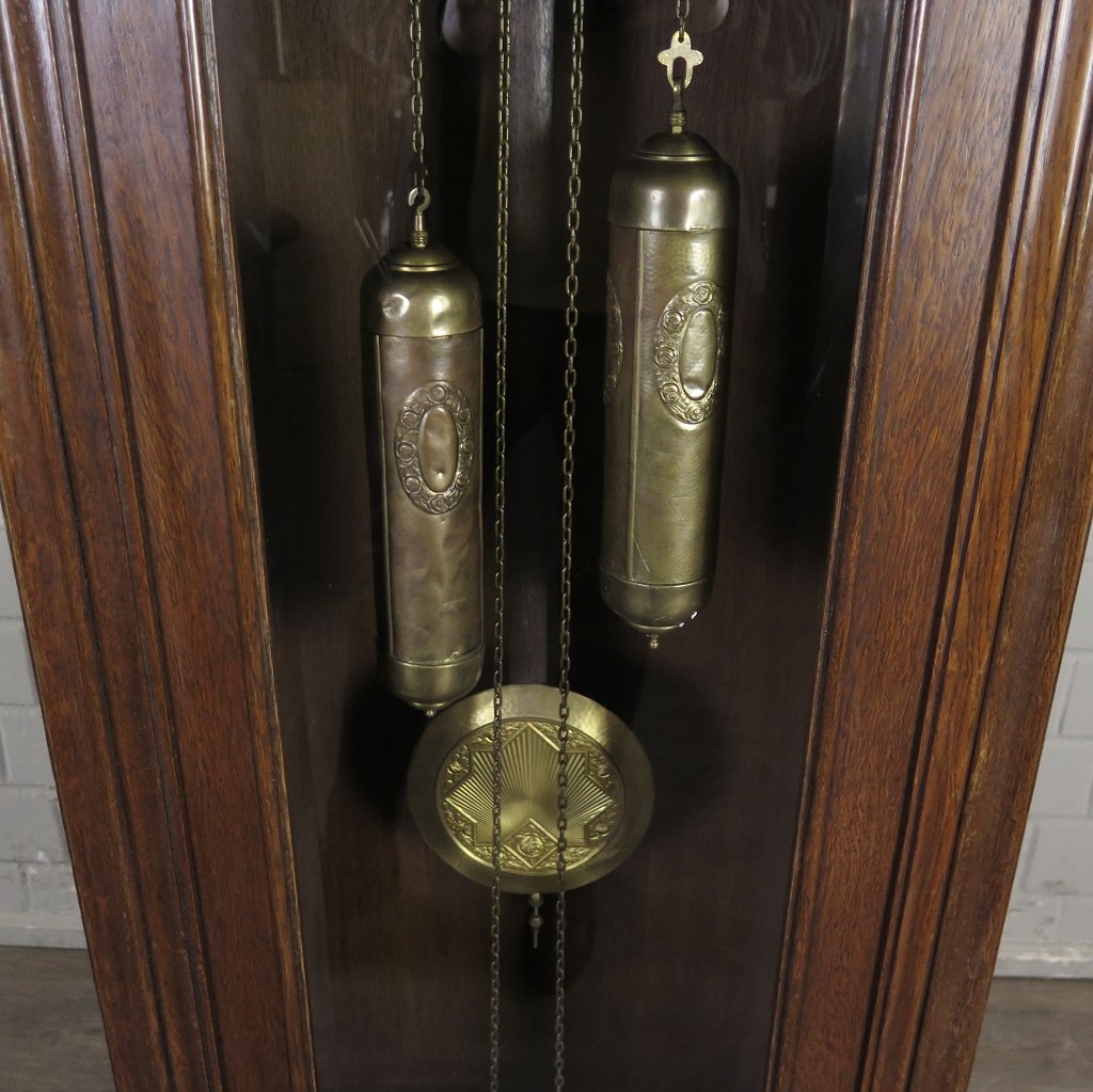 Standuhr Uhr Jugendstil 1910 Eiche