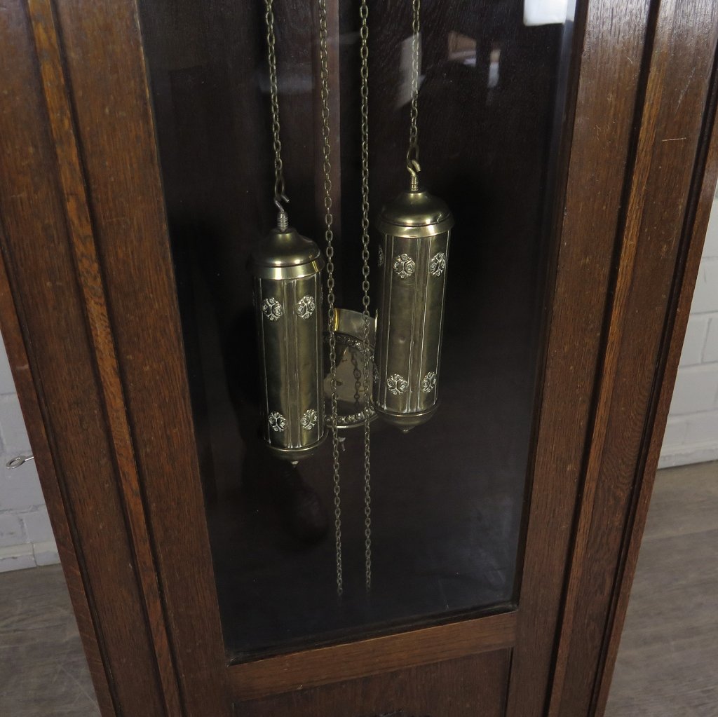 Standuhr Uhr Jugendstil 1910 Eiche