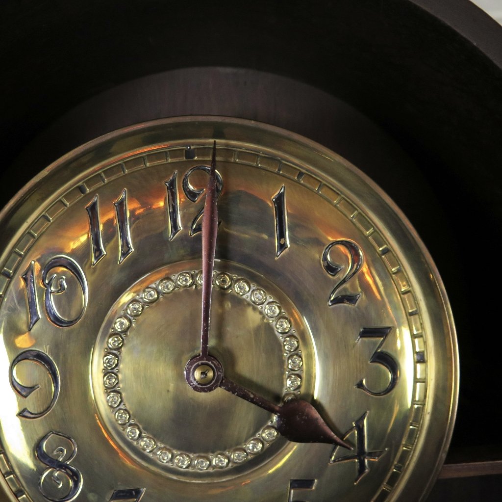 Standuhr Uhr Jugendstil 1910 Eiche