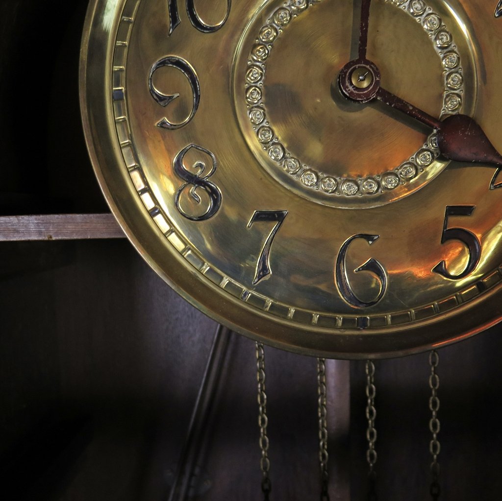 Standuhr Uhr Jugendstil 1910 Eiche