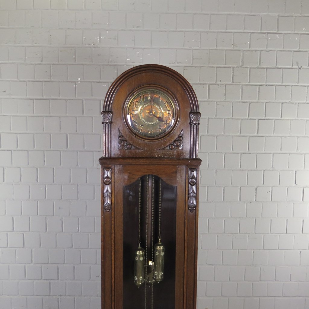 Standuhr Uhr Jugendstil 1910 Eiche