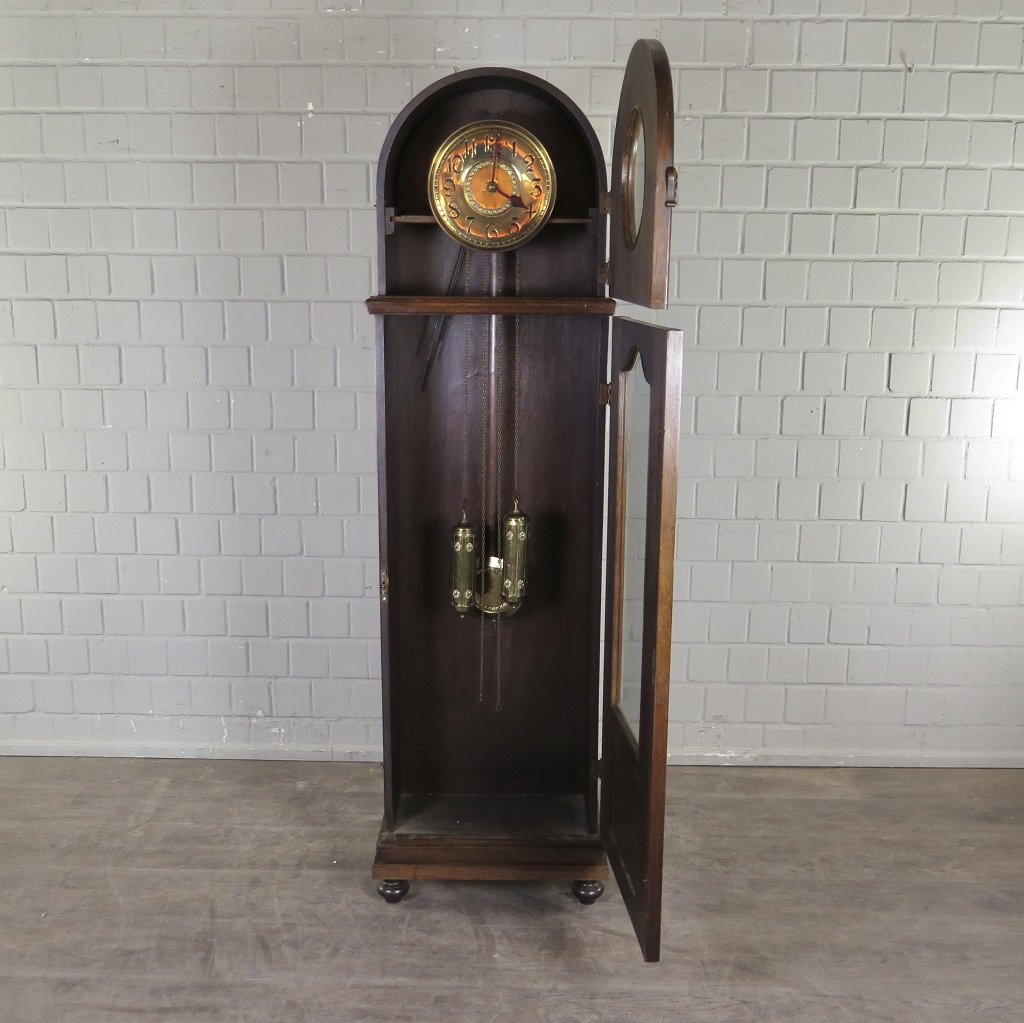 Standuhr Uhr Jugendstil 1910 Eiche