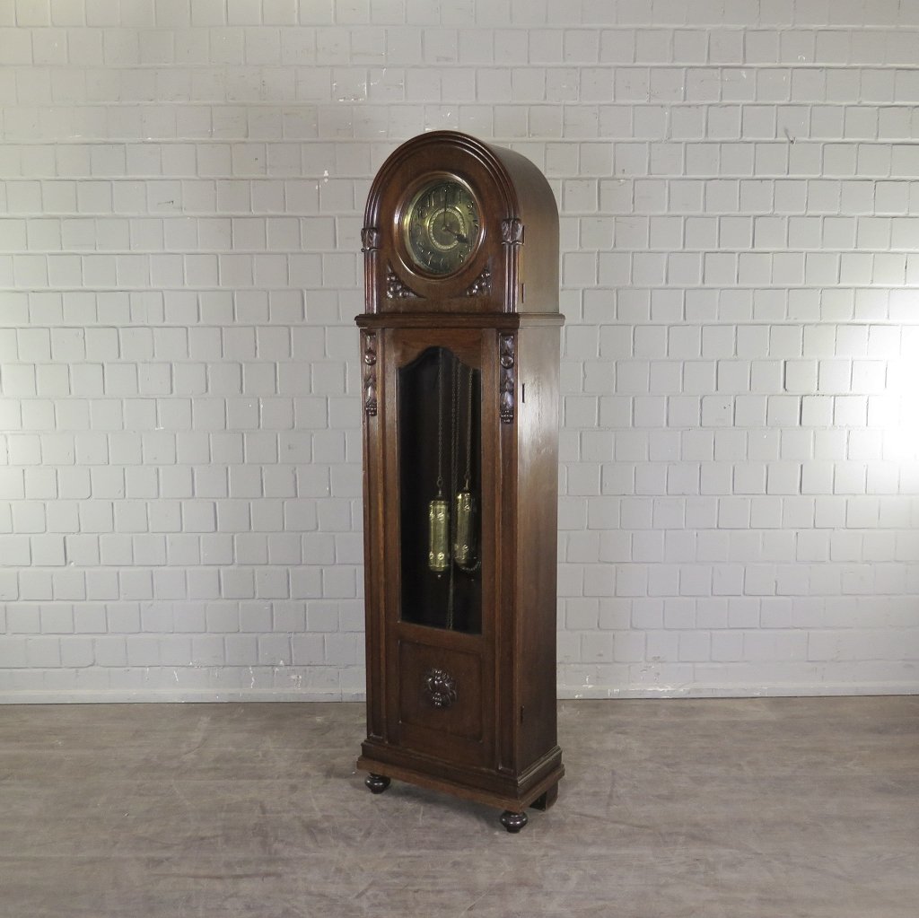 Standuhr Uhr Jugendstil 1910 Eiche