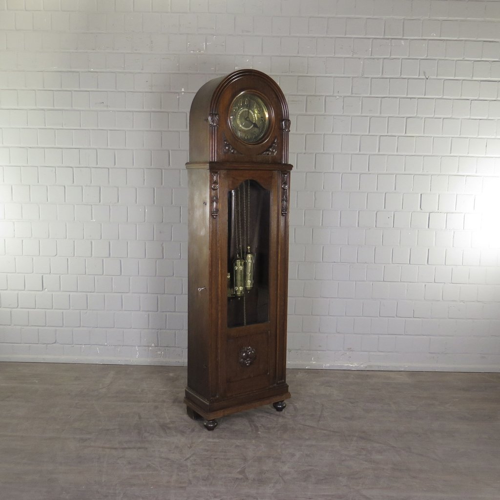 Standuhr Uhr Jugendstil 1910 Eiche