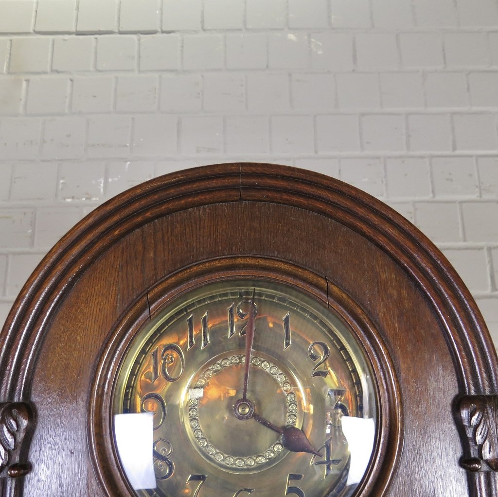 Standuhr Uhr Jugendstil 1910 Eiche