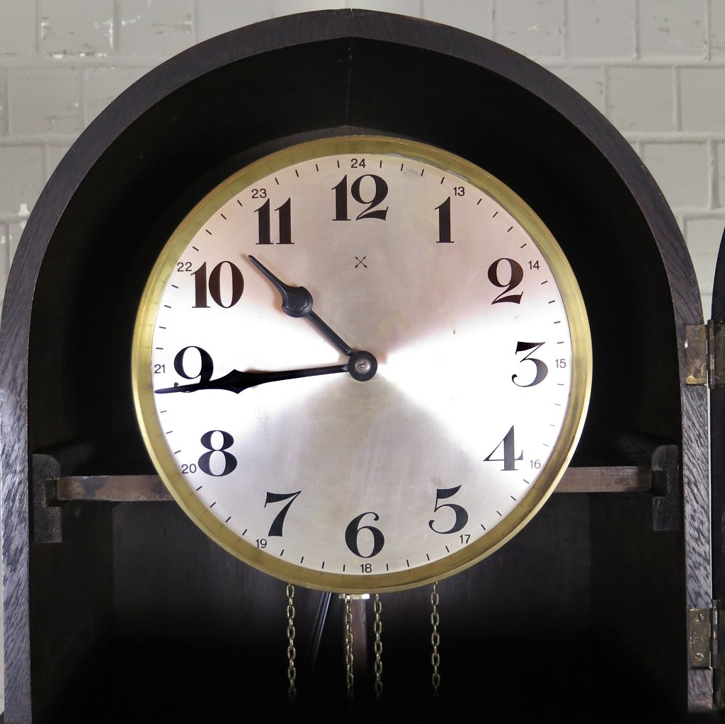 Standuhr Uhr Jugendstil 1910 Eiche