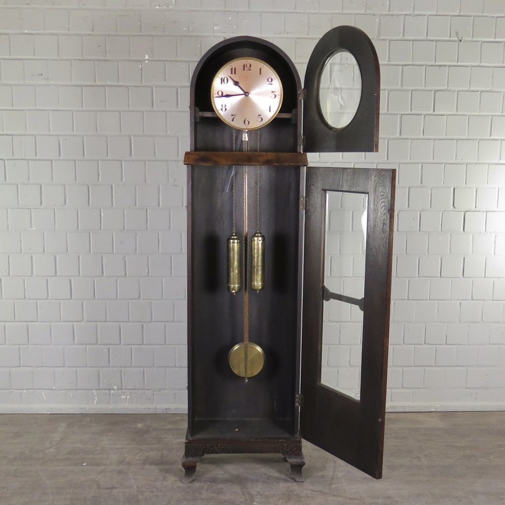 Standuhr Uhr Jugendstil 1910 Eiche
