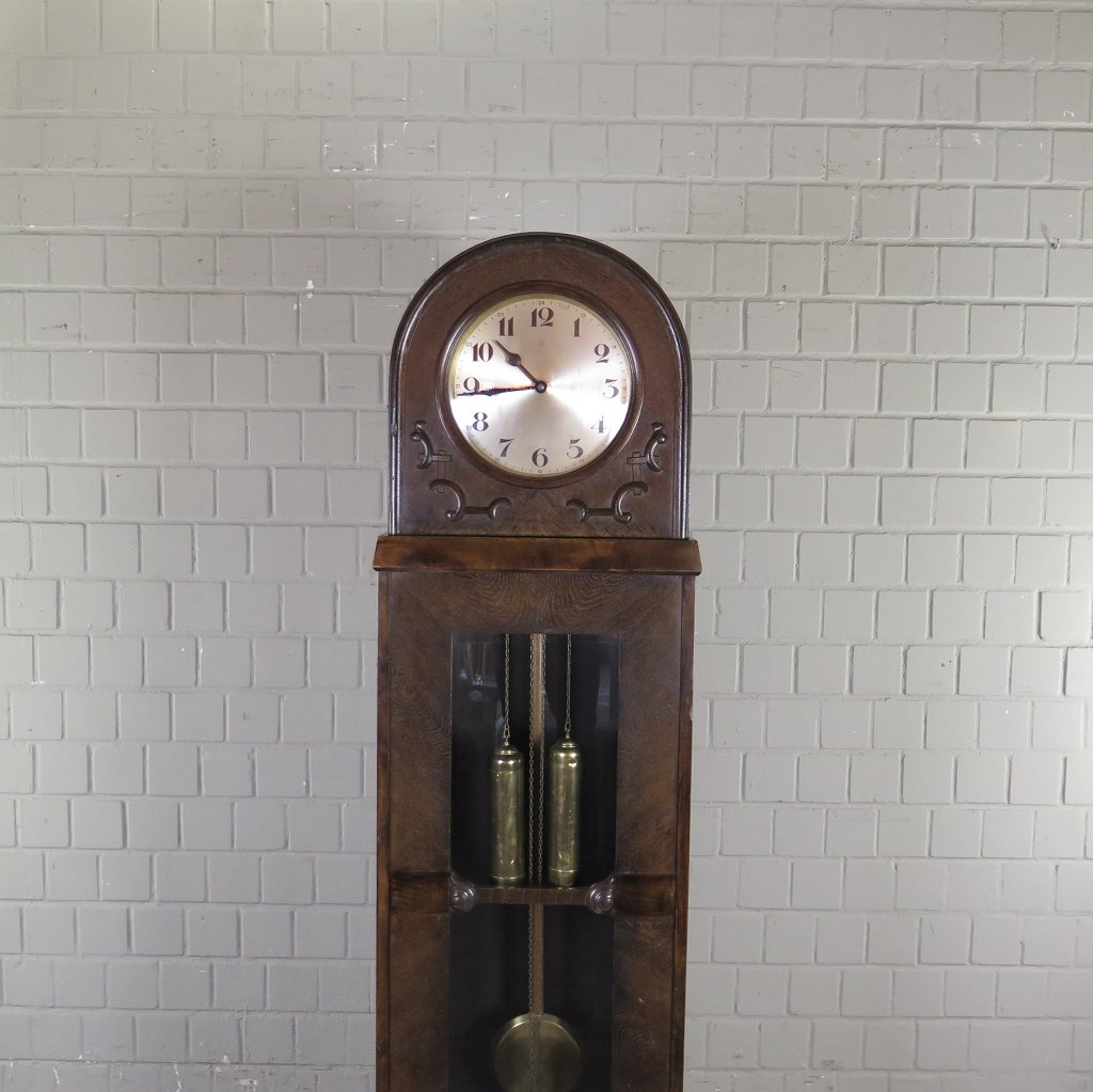 Standuhr Uhr Jugendstil 1910 Eiche