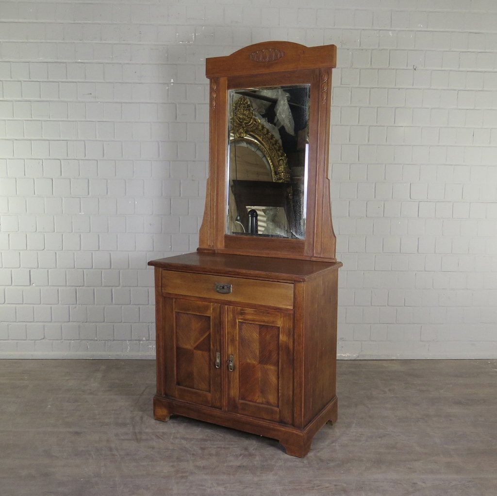 Kommode Aufsatzkommode Jugendstil 1910 Eiche