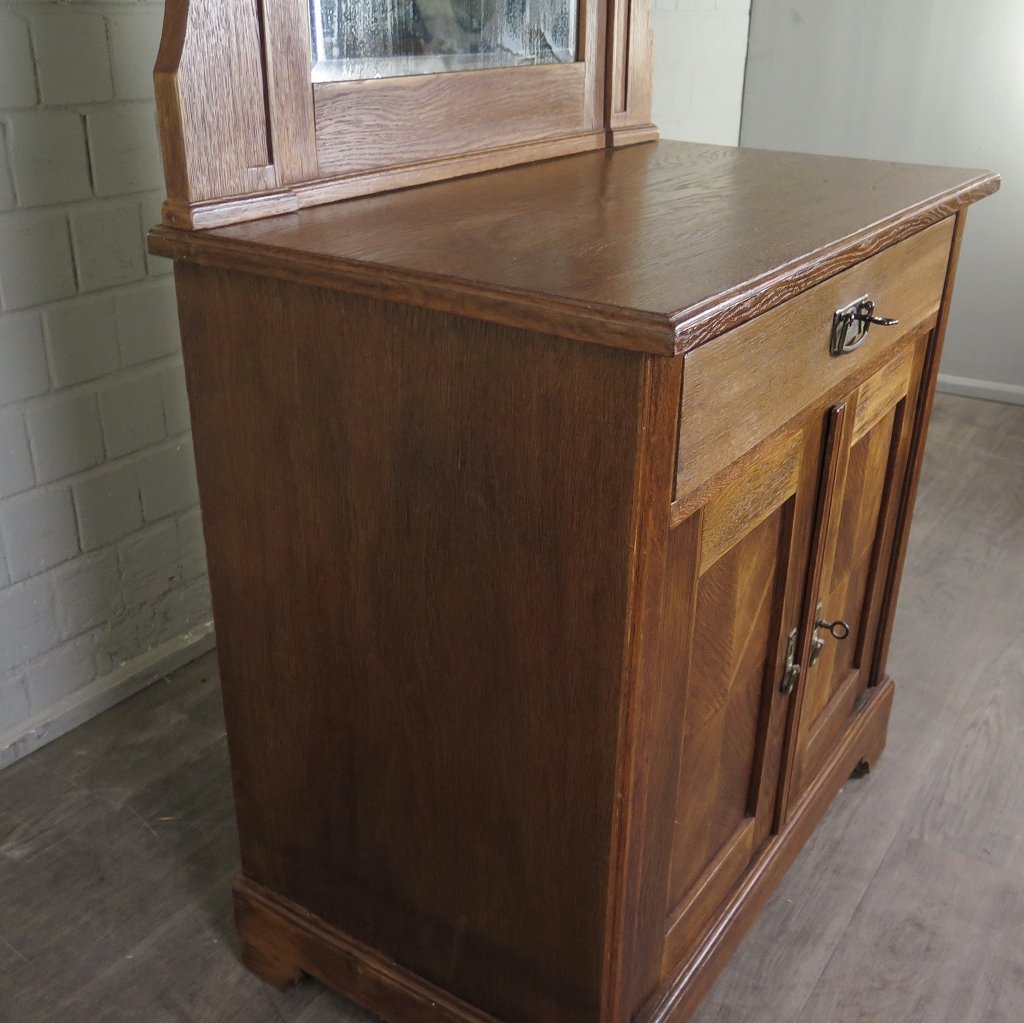 Kommode Aufsatzkommode Jugendstil 1910 Eiche