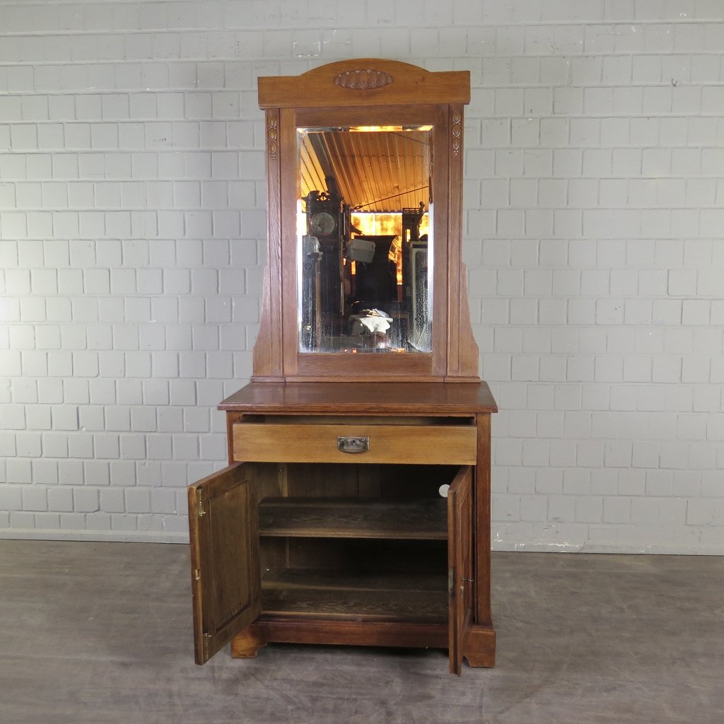 Kommode Aufsatzkommode Jugendstil 1910 Eiche