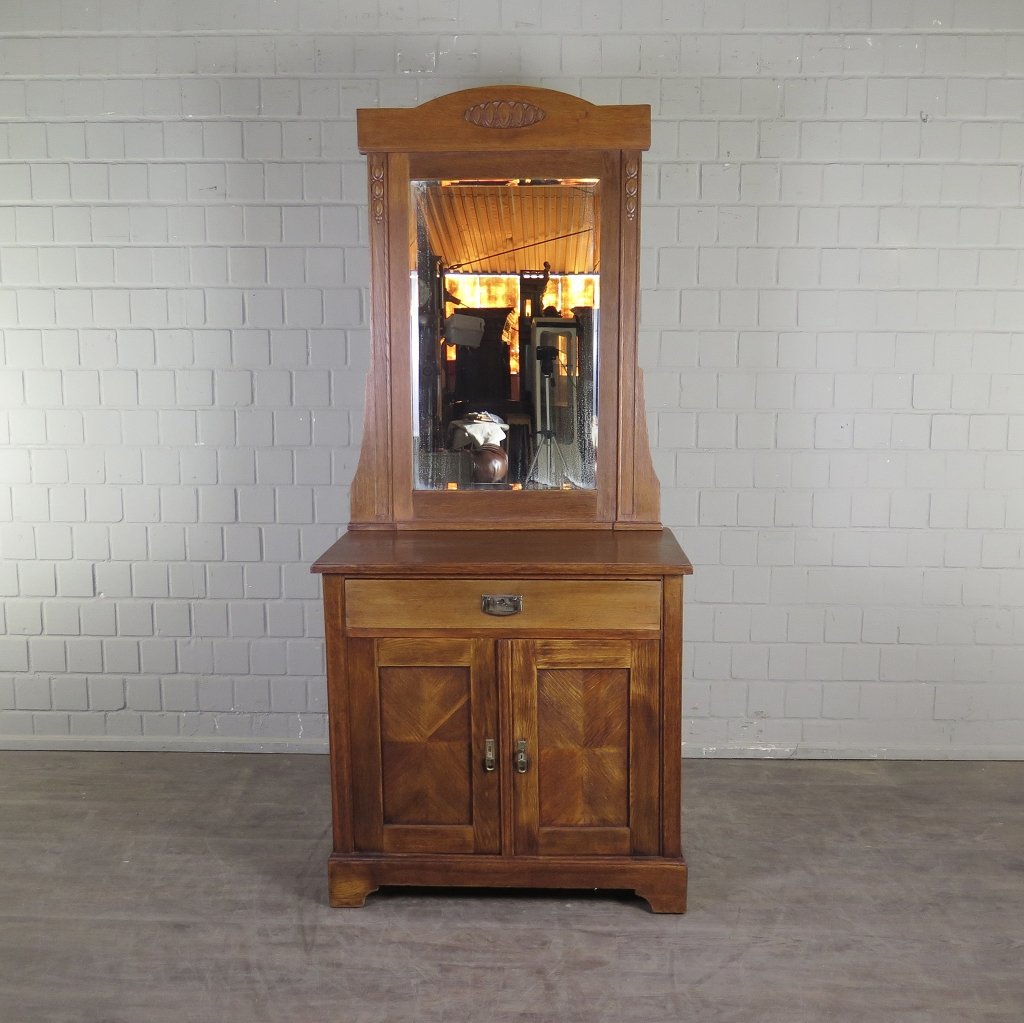 Kommode Aufsatzkommode Jugendstil 1910 Eiche