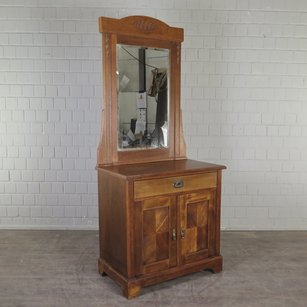 Kommode Aufsatzkommode Jugendstil 1910 Eiche