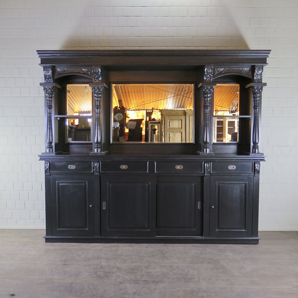 Empire Bar Rückwandbuffet Massivholz 2,70 m