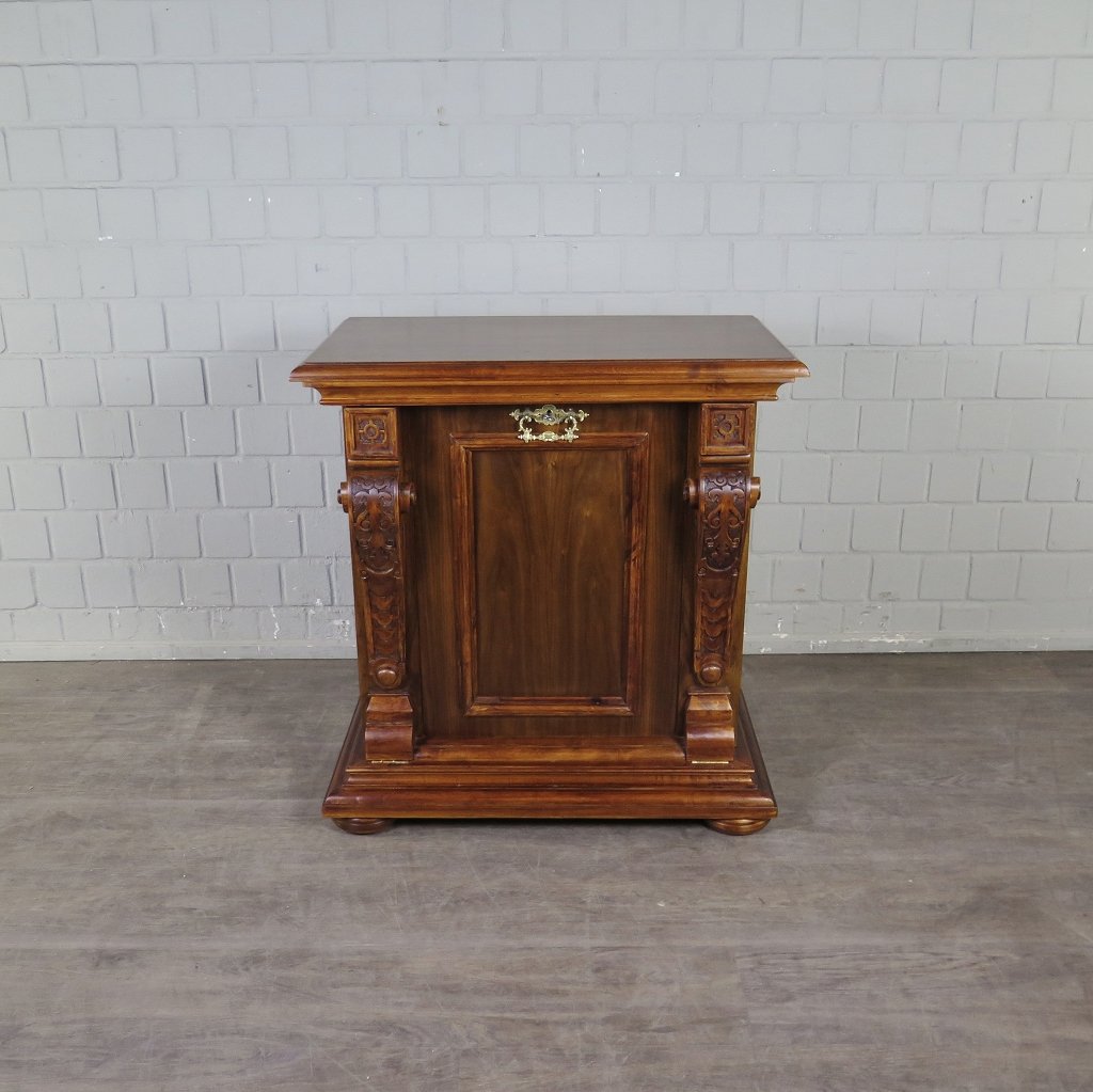 Unterschrank Schrank Spieluhr Gründerzeit 1880 Mahagoni