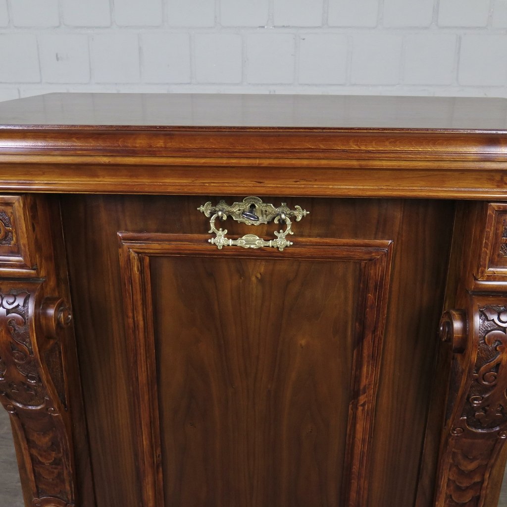 Unterschrank Schrank Spieluhr Gründerzeit 1880 Mahagoni