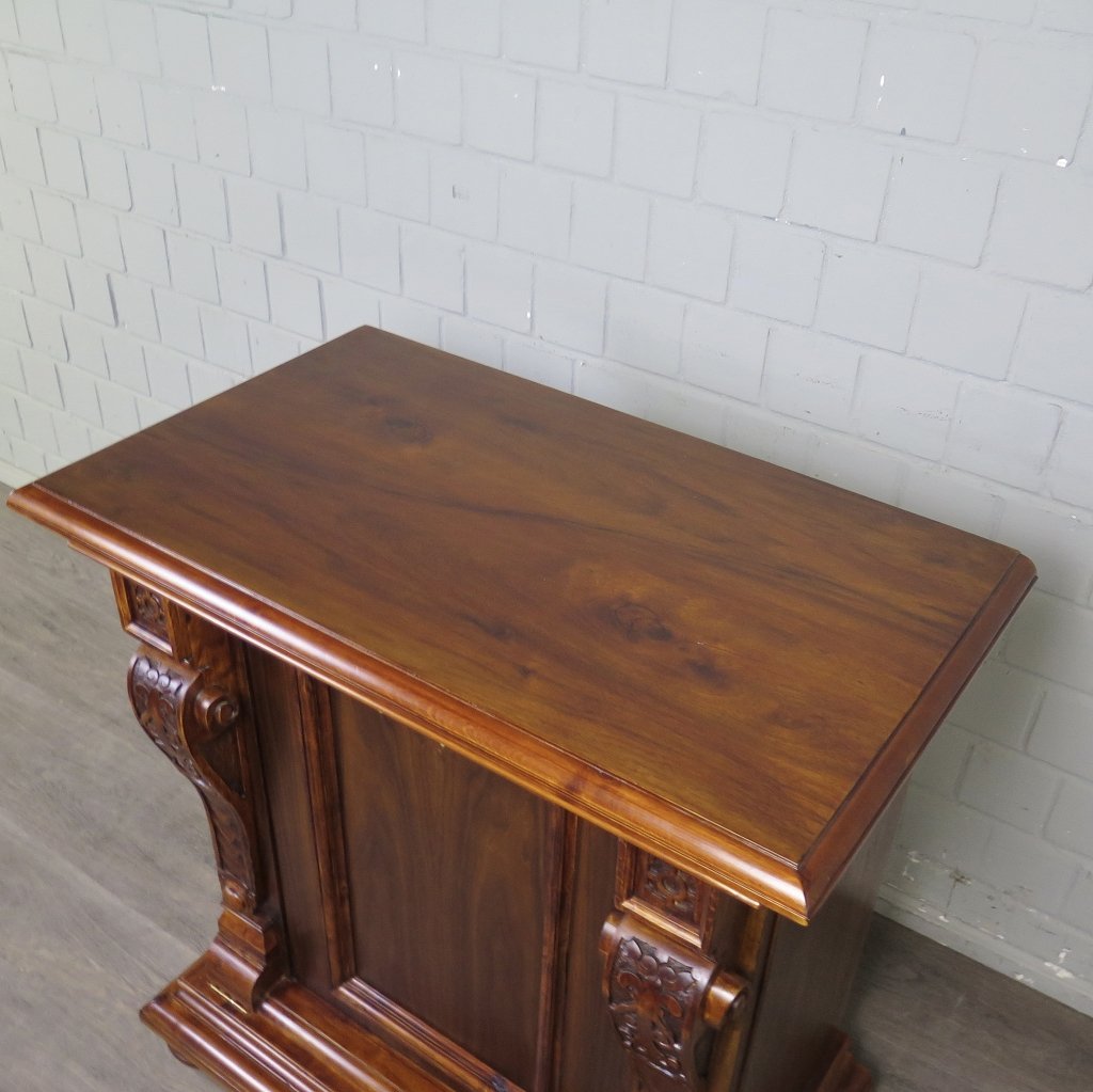 Unterschrank Schrank Spieluhr Gründerzeit 1880 Mahagoni