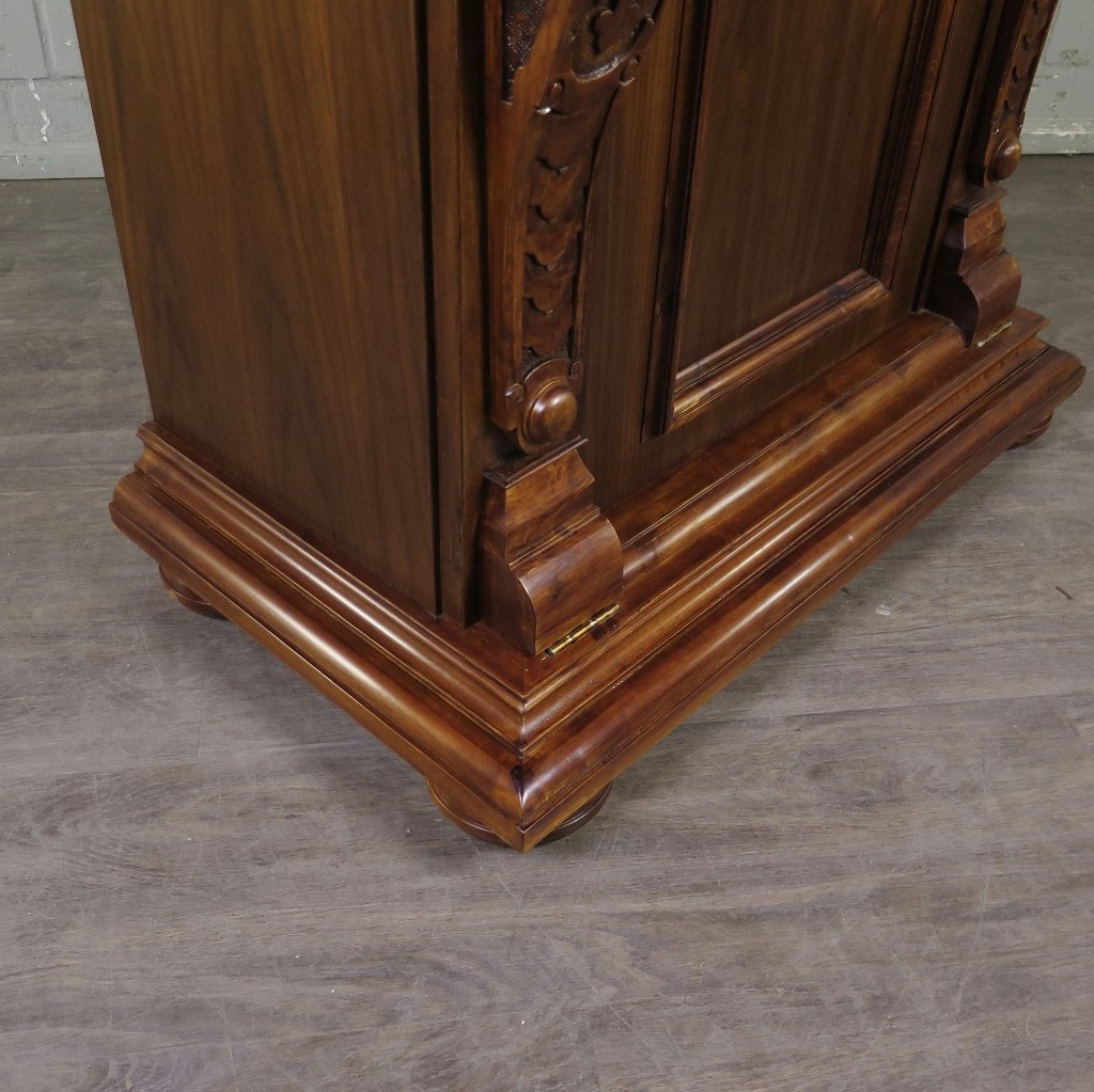 Unterschrank Schrank Spieluhr Gründerzeit 1880 Mahagoni