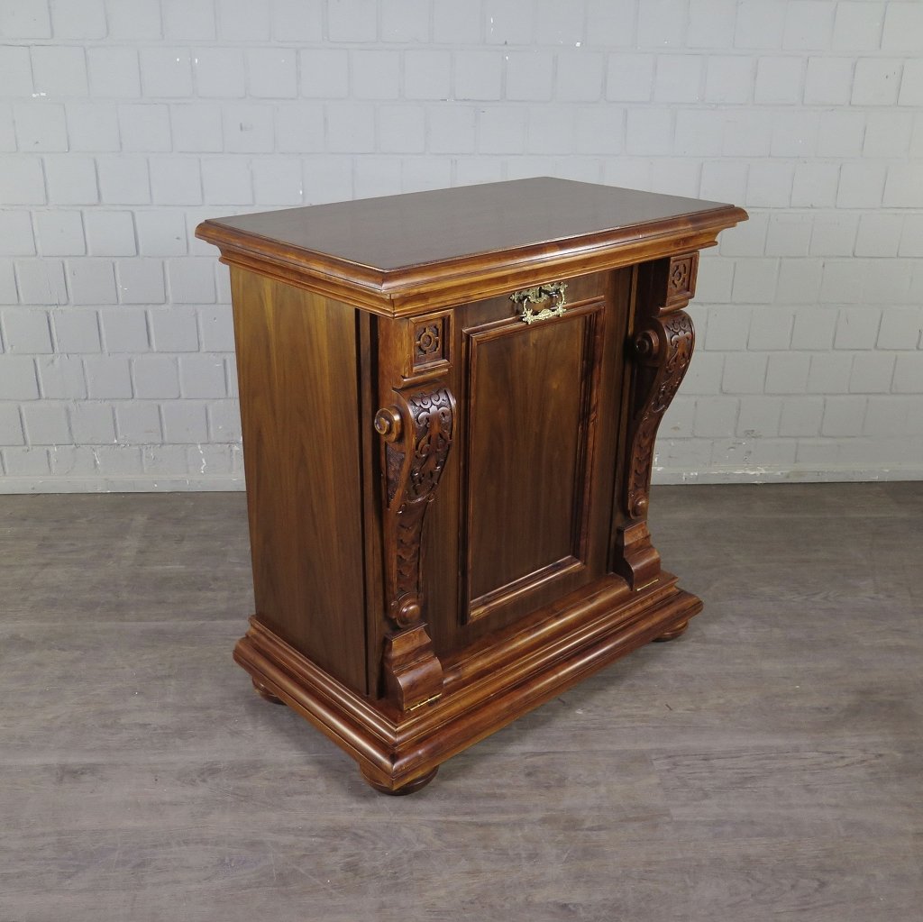 Unterschrank Schrank Spieluhr Gründerzeit 1880 Mahagoni