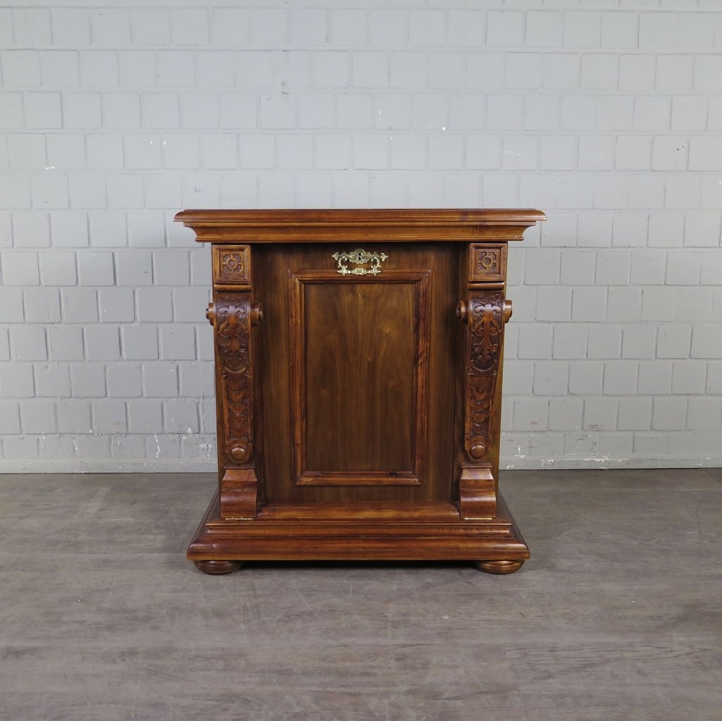 Unterschrank Schrank Spieluhr Gründerzeit 1880 Mahagoni