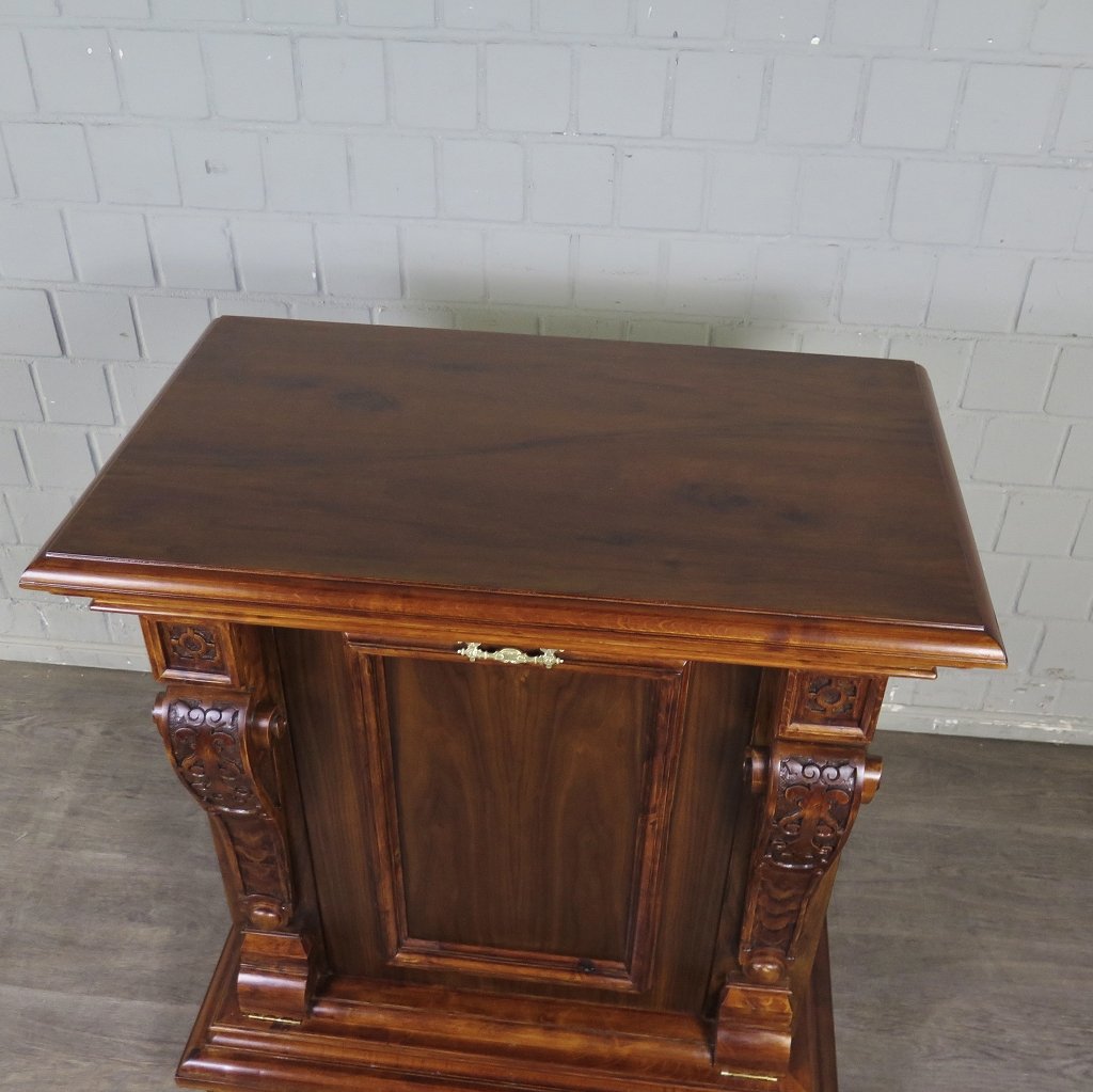 Unterschrank Schrank Spieluhr Gründerzeit 1880 Mahagoni