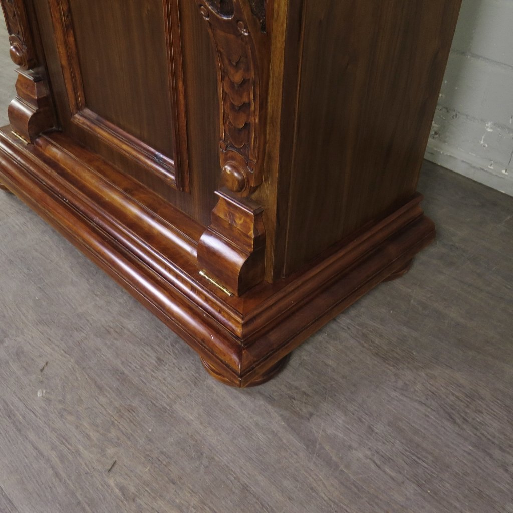 Unterschrank Schrank Spieluhr Gründerzeit 1880 Mahagoni