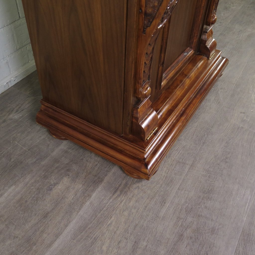 Unterschrank Schrank Spieluhr Gründerzeit 1880 Mahagoni