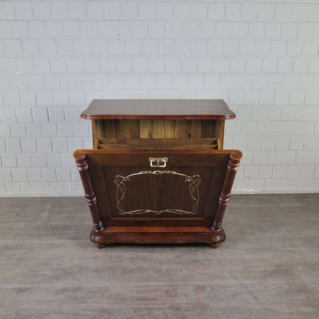 Unterschrank Schrank Spieluhr Lochmann Gründerzeit 1880 Mahagoni