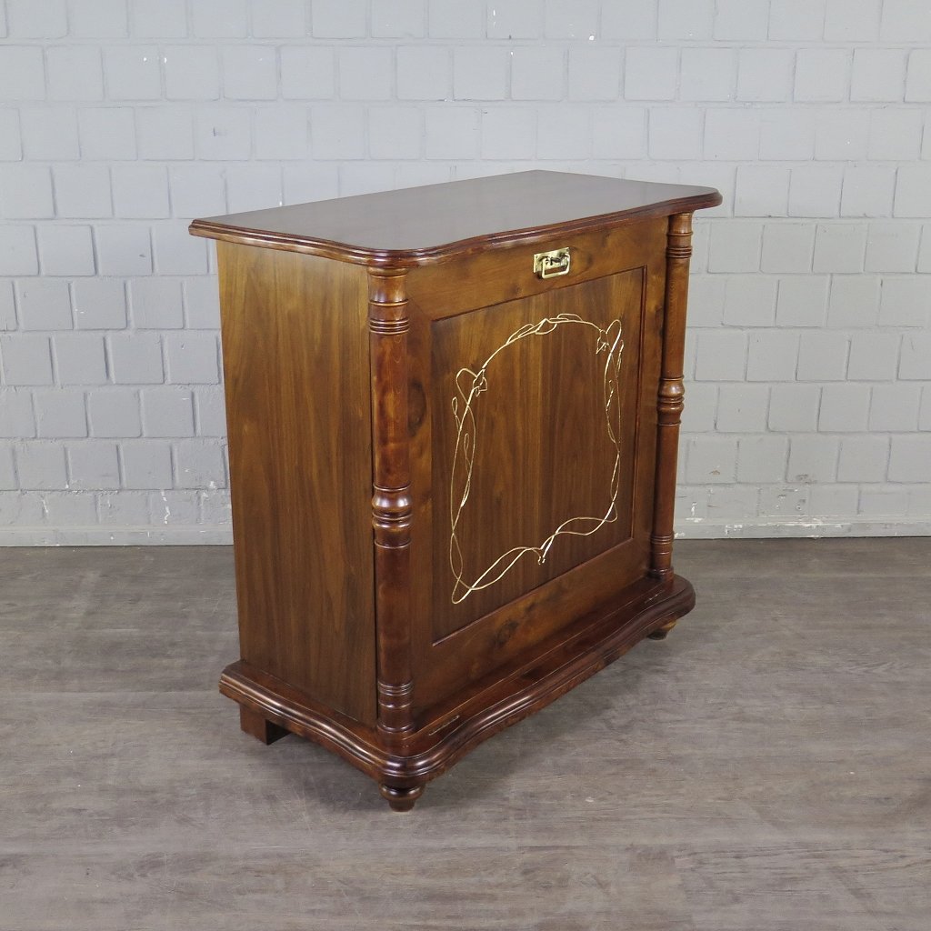 Unterschrank Schrank Spieluhr Lochmann Gründerzeit 1880 Mahagoni