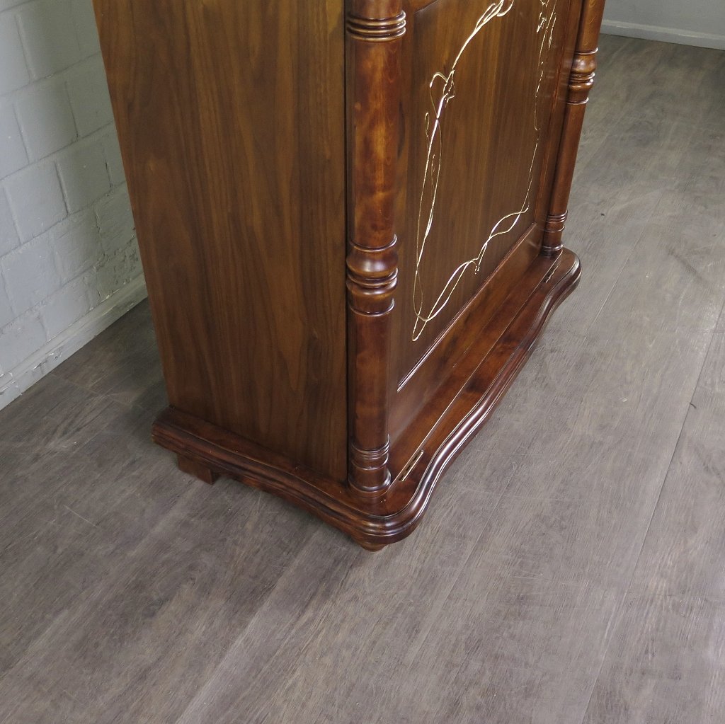 Unterschrank Schrank Spieluhr Lochmann Gründerzeit 1880 Mahagoni