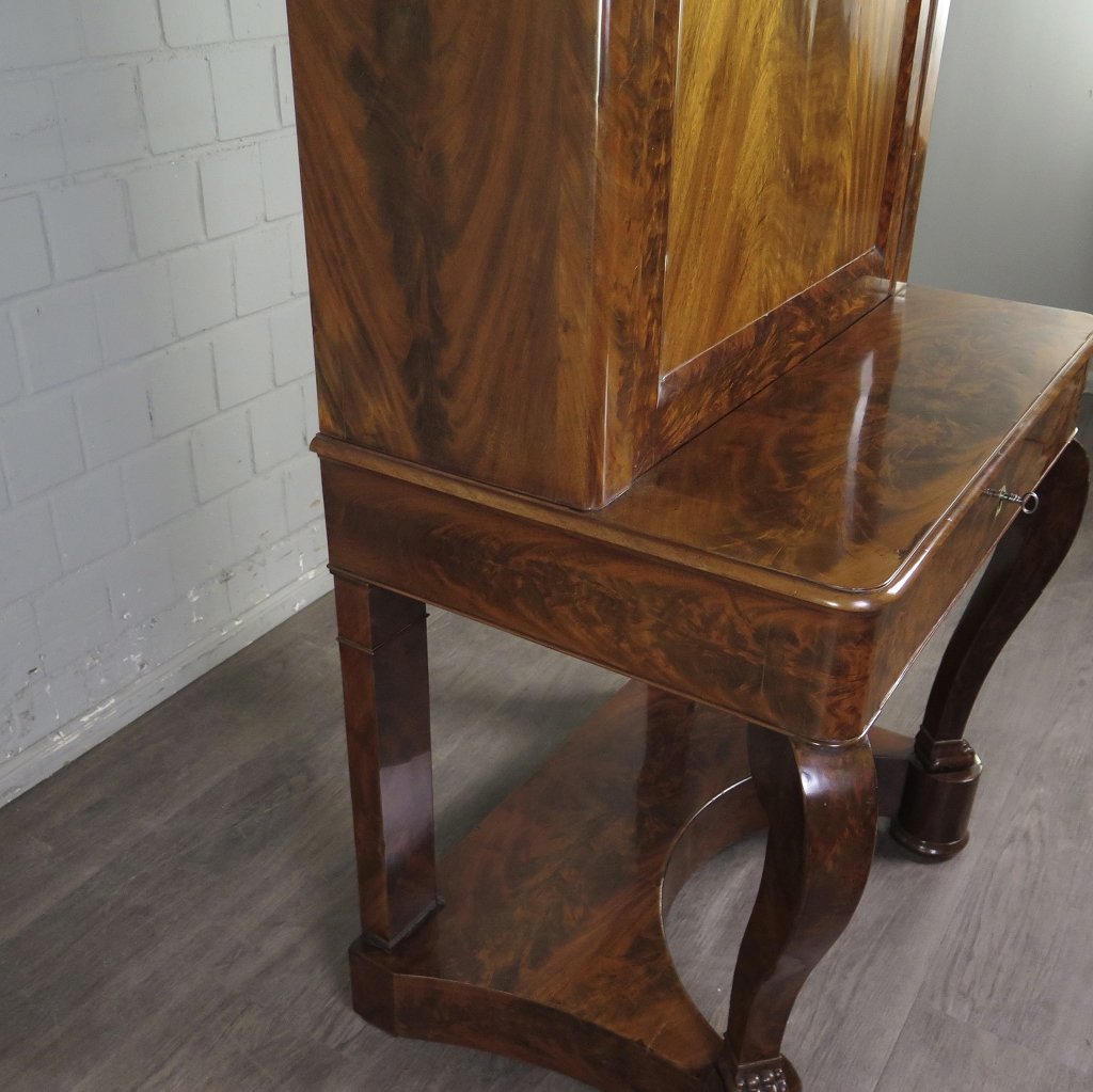 Sekretär Biedermeier 1830 Mahagoni