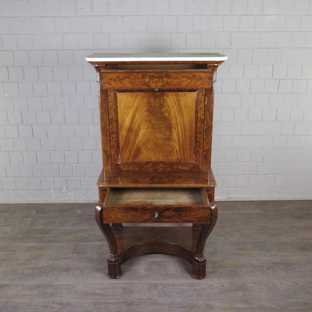 Sekretär Biedermeier 1830 Mahagoni