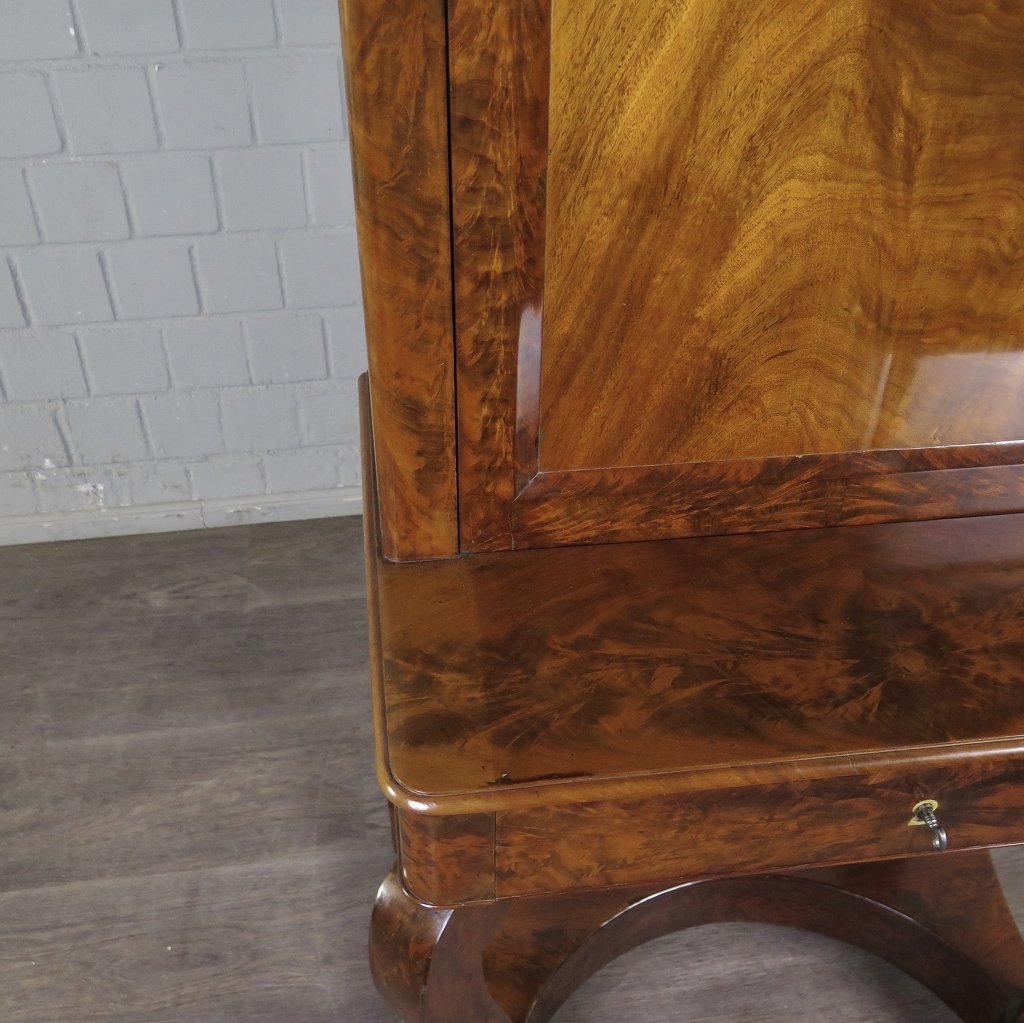 Sekretär Biedermeier 1830 Mahagoni