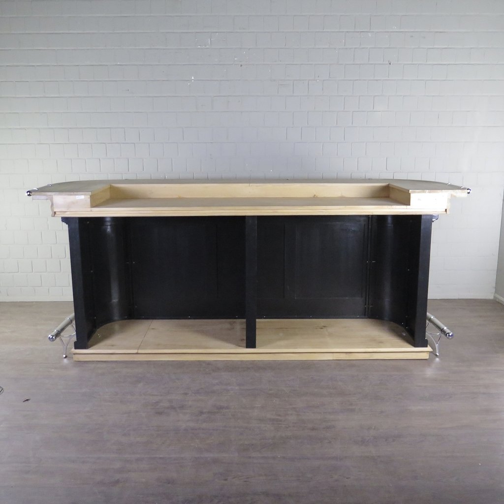 Englische Bar Theke Massivholz 2,76 m