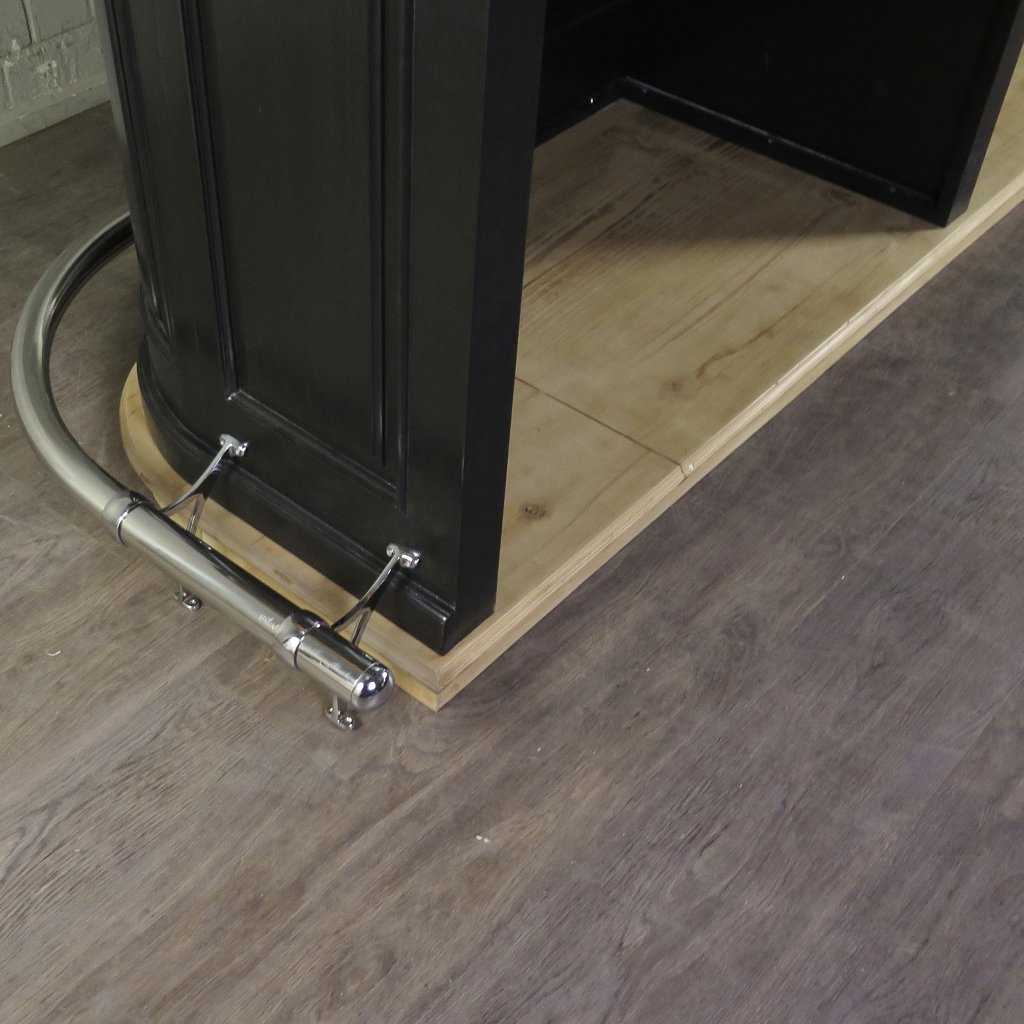 Englische Bar Theke Massivholz 2,76 m