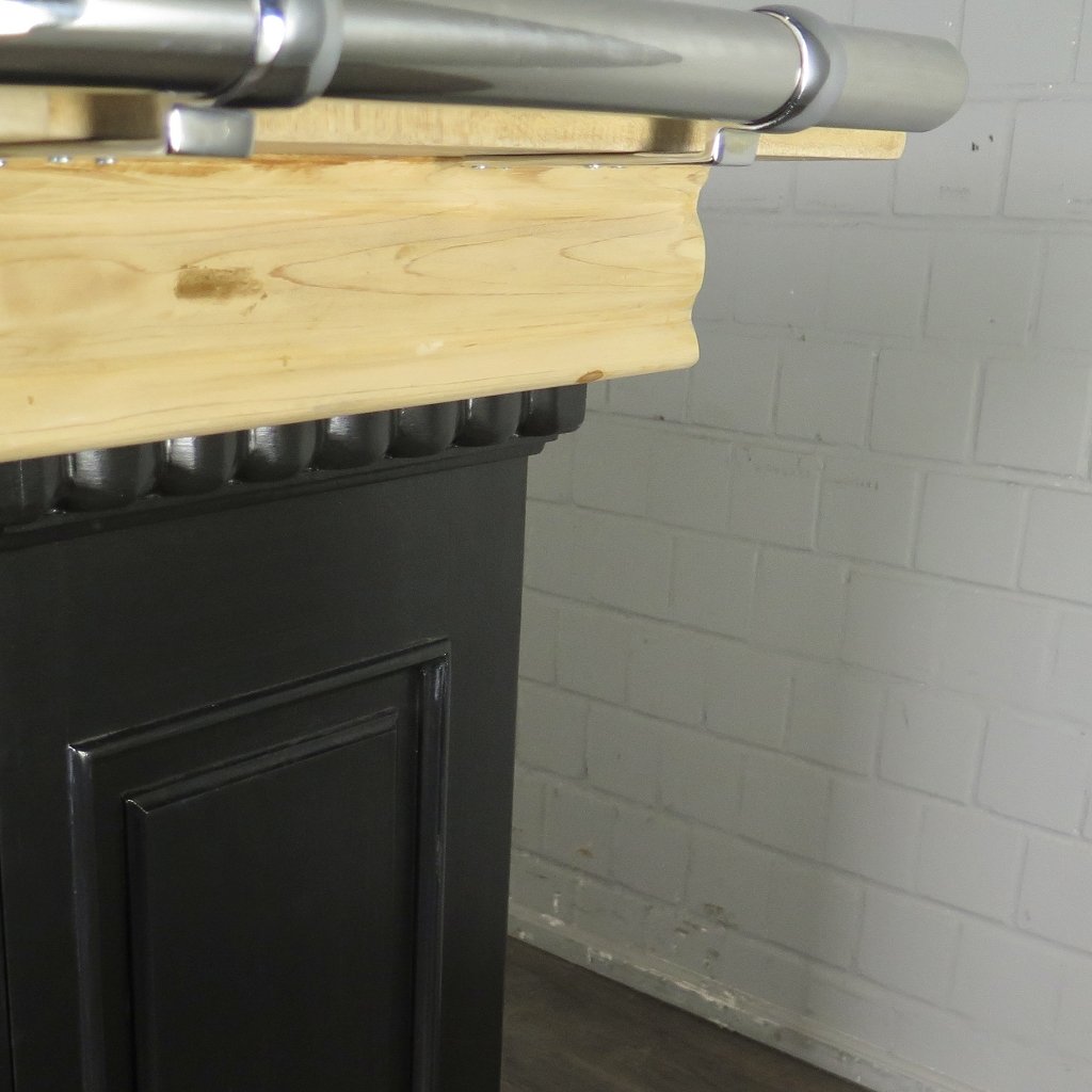 Englische Bar Theke Tresen Massivholz 2,76 m