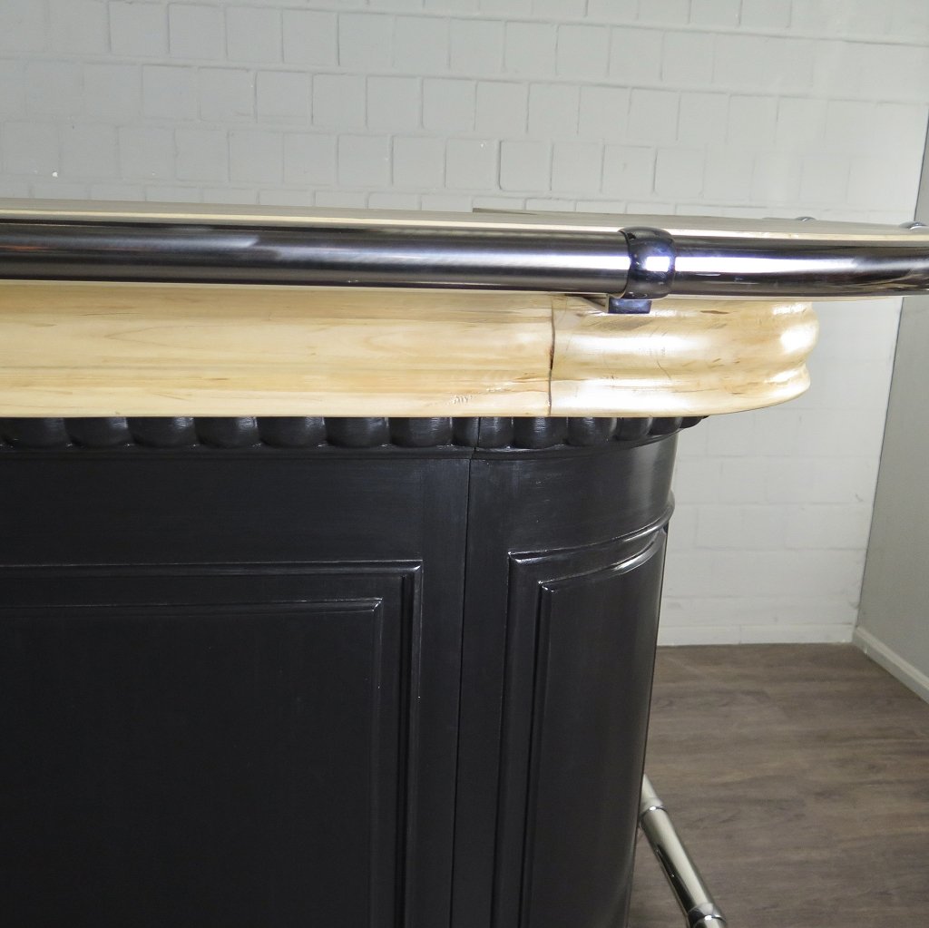 Englische Bar Theke Massivholz 2,76 m