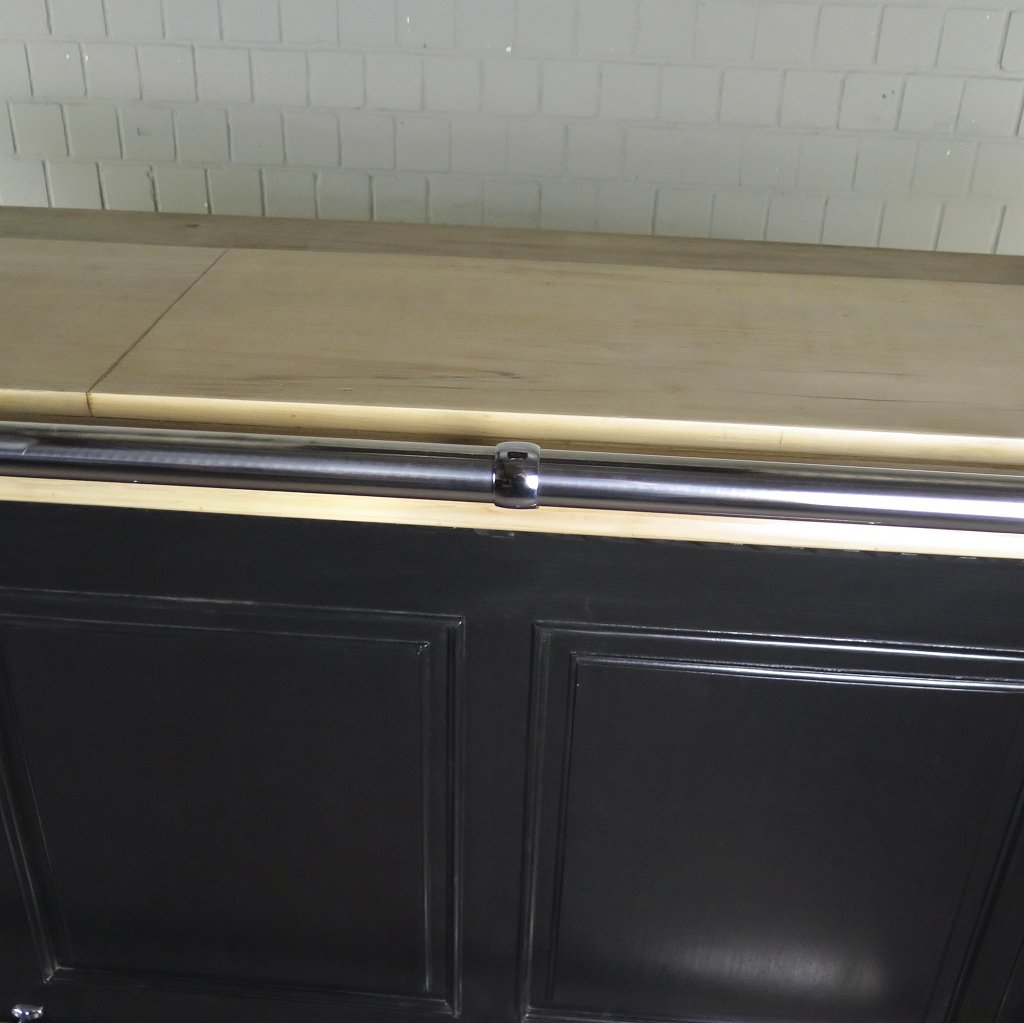 Englische Bar Theke Massivholz 2,76 m