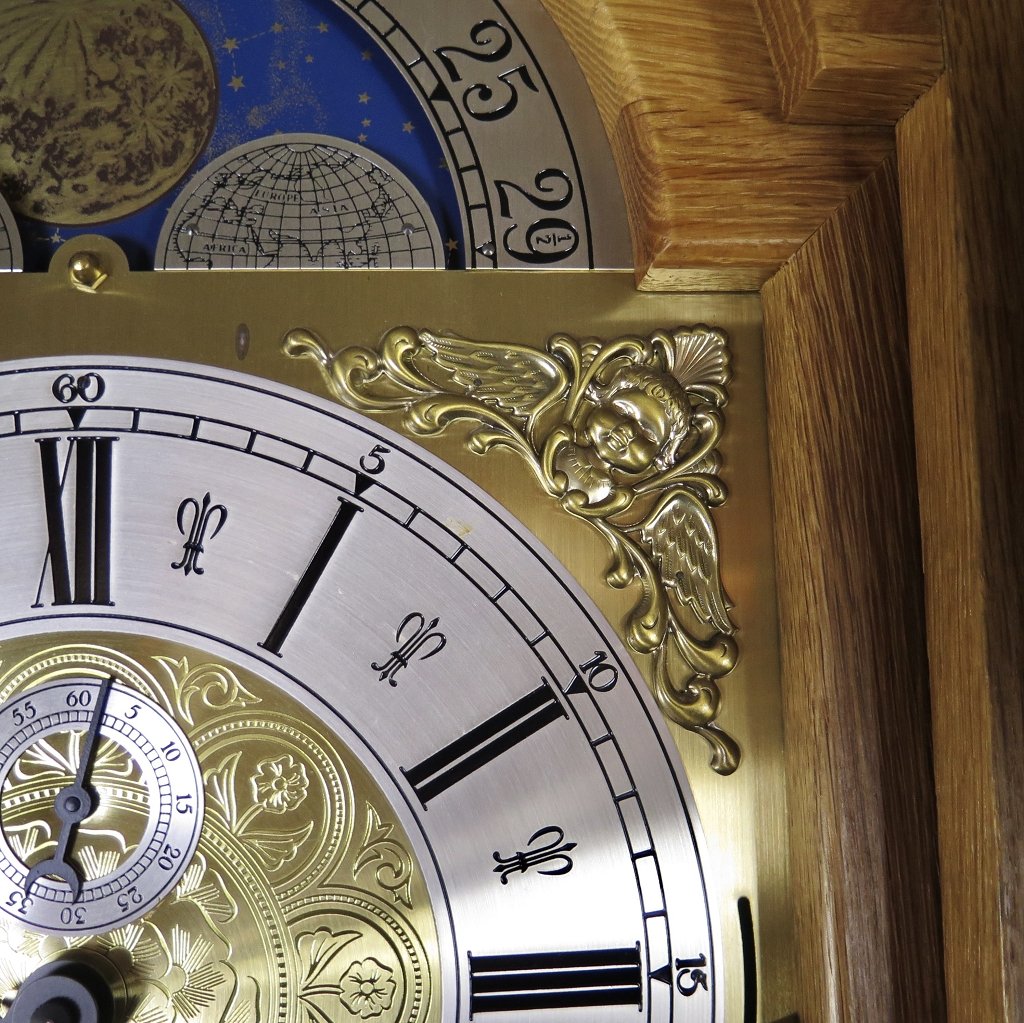 Standuhr Uhr Eiche