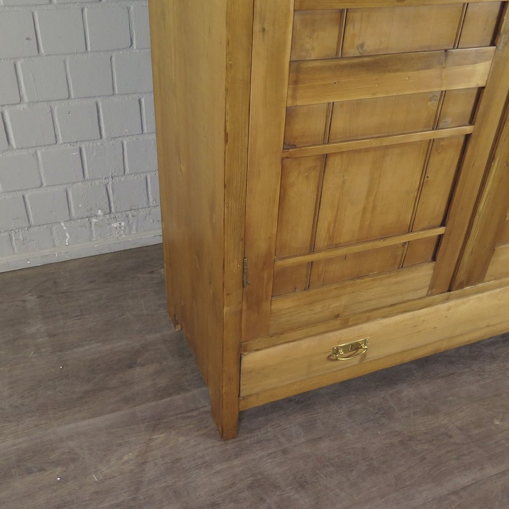 Schrank Kleiderschrank Jugendstil 1910 Kiefer