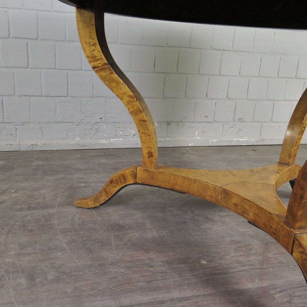 Tisch Beistelltisch Biedermeier 1830 Birke