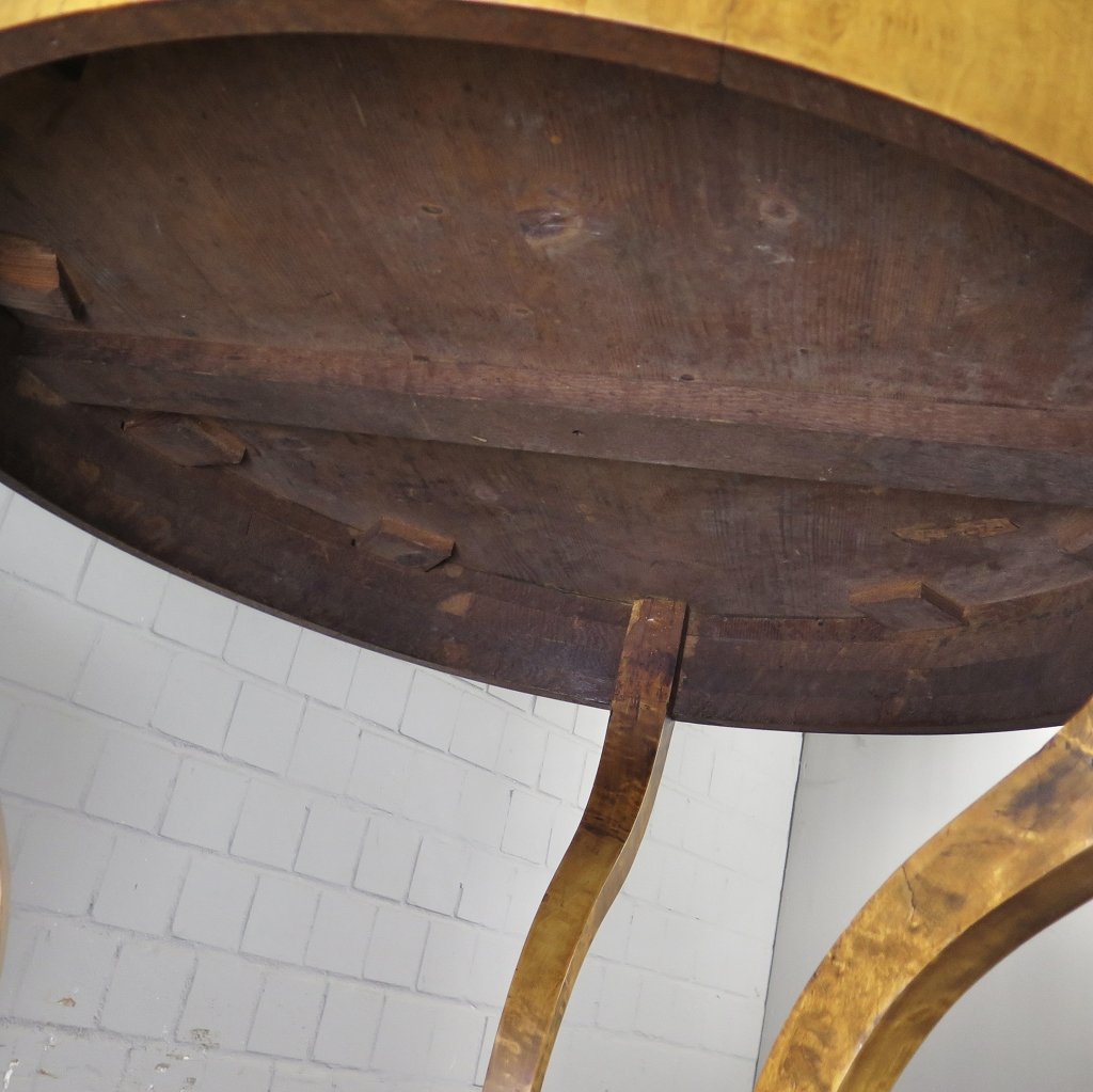 Tisch Beistelltisch Biedermeier 1830 Birke