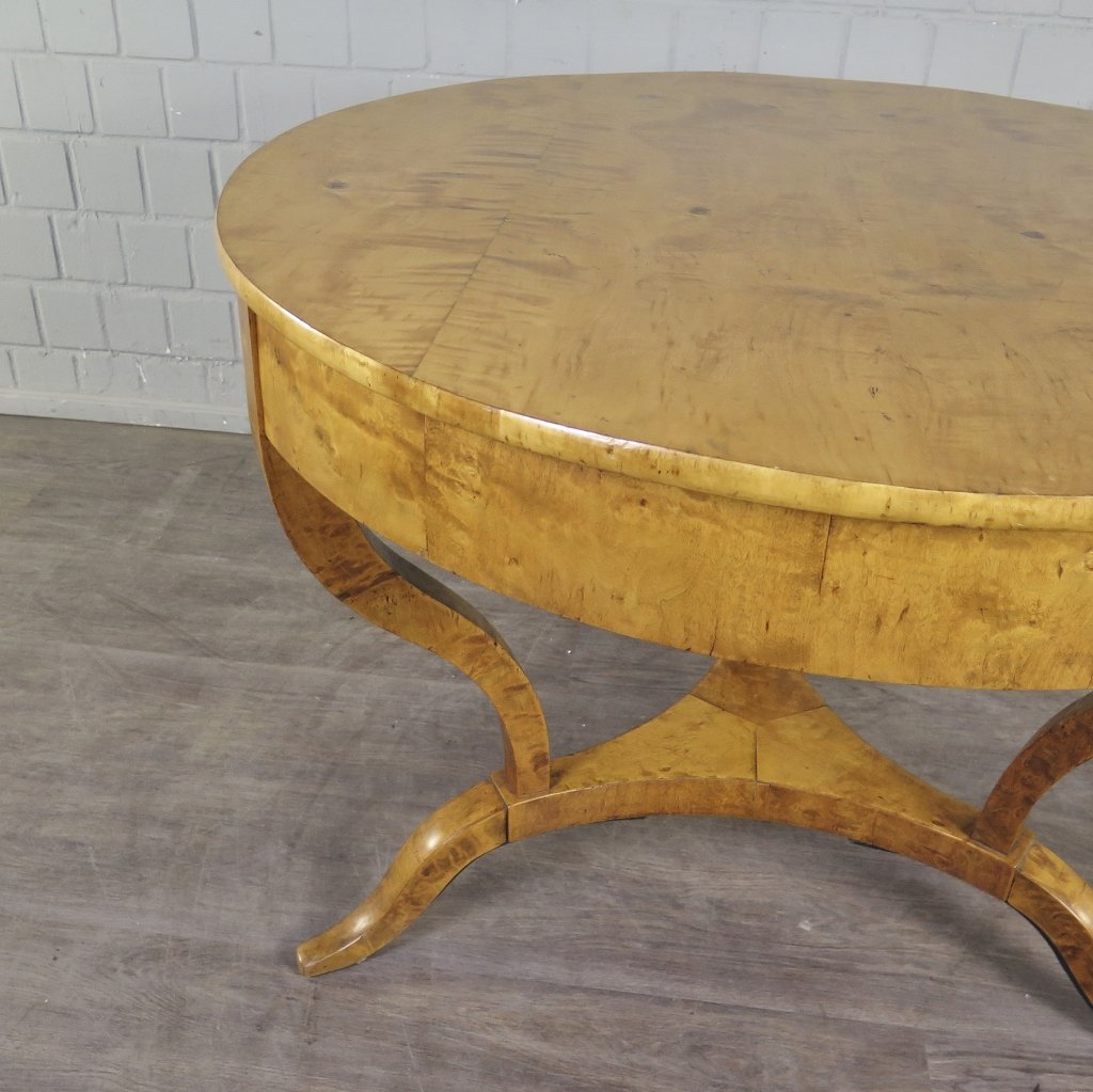 Tisch Beistelltisch Biedermeier 1830 Birke