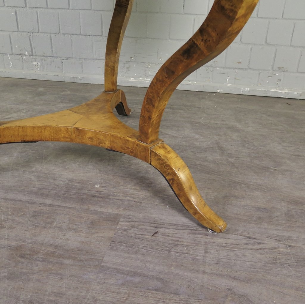 Tisch Beistelltisch Biedermeier 1830 Birke