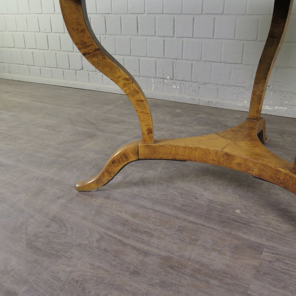 Tisch Beistelltisch Biedermeier 1830 Birke